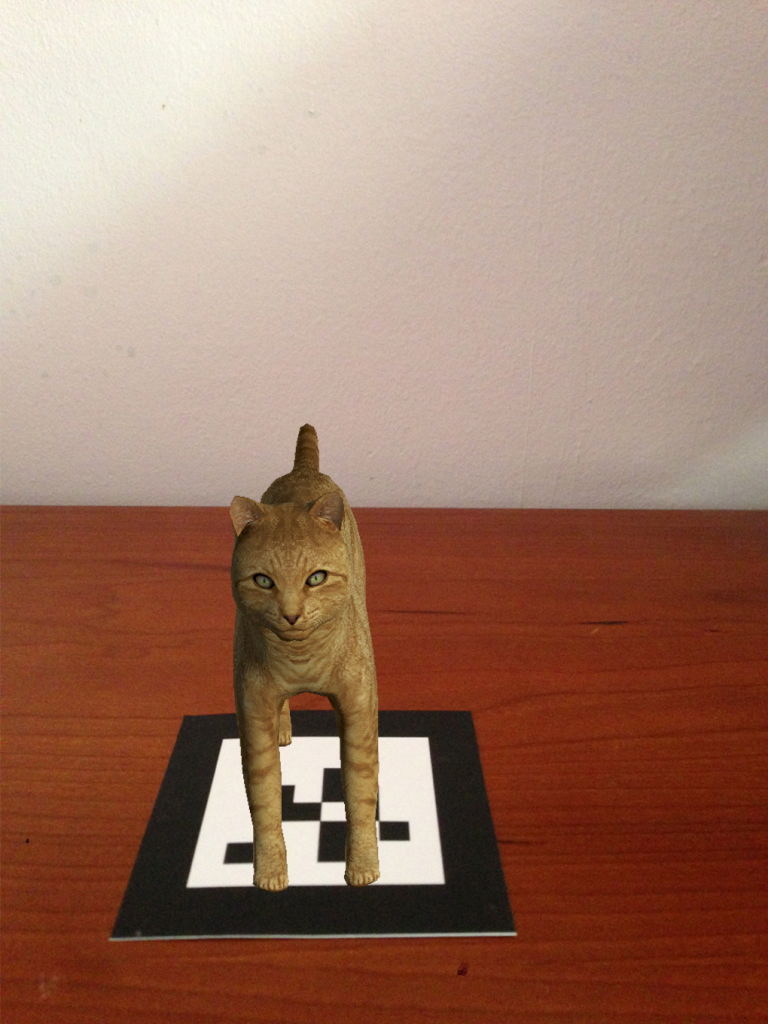 Realidad Aumentada gato